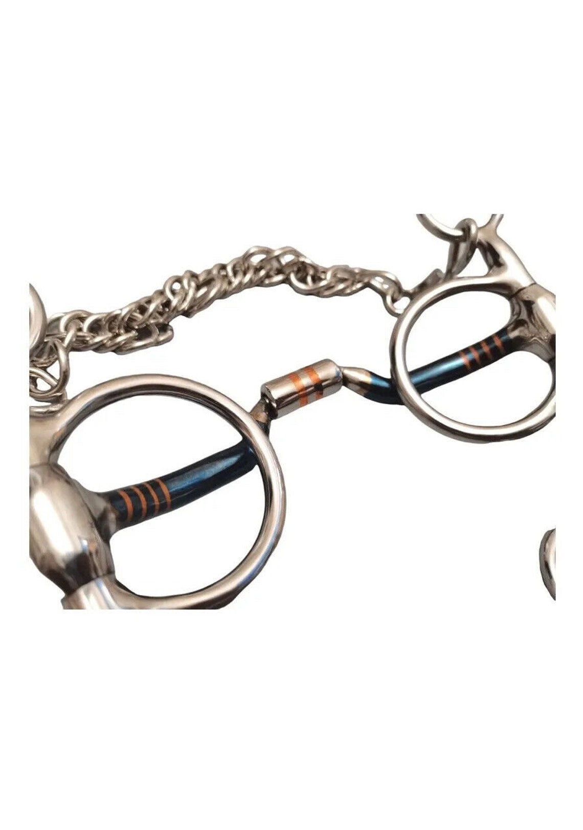 Mors Pelham Embouchure Caoutchouc Pour Cheval – UKSALES25 – Acier Inoxydable – Neuf
