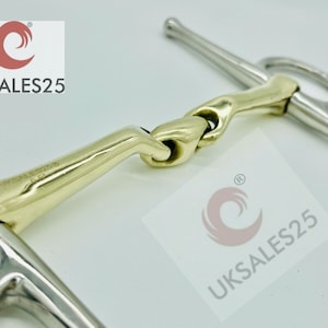 Full Cheek 14 MM trens verbindend gehoekt (UKSALES25®)*SAME DAY DISPATCH*