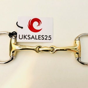 EggButt snaffle Bit curved MP with lozenge (UKSALES25®) Same Day Dispatch