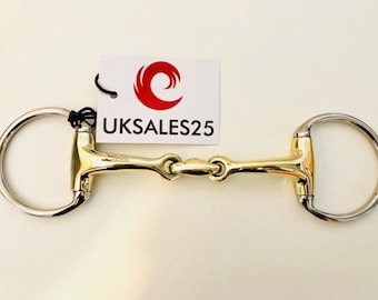 EggButt snaffle Bit curved MP with lozenge (UKSALES25®) Same Day Dispatch
