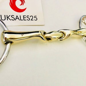 Wilkie Bevel 14 MM Schließend Angled Snaffle Gebiss (UKSALES25®) * Versand am selben Tag *
