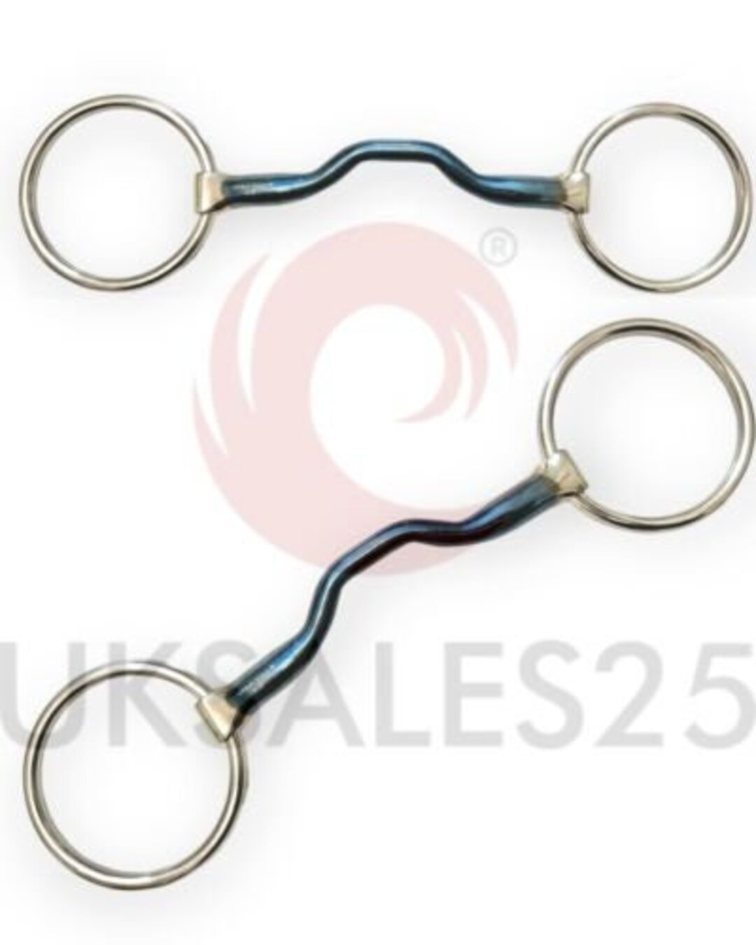 Loose Ring Ported Snaffle Horse Bit - Stainless Steel & German Silver, UK-Made, Free Fast UK Delivery