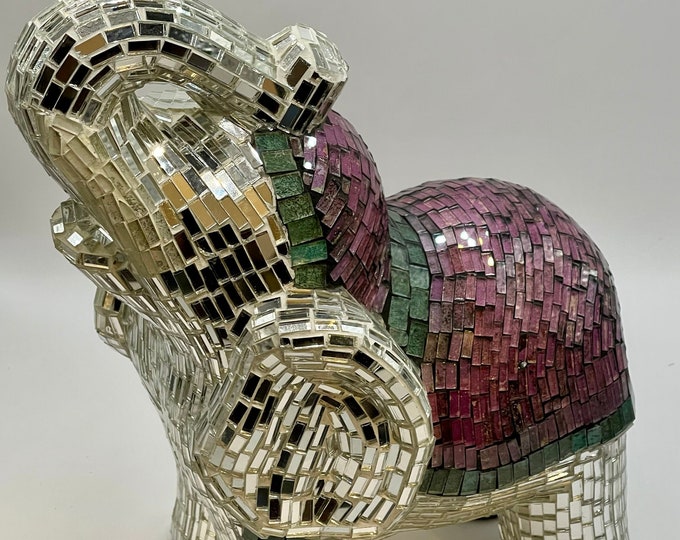 Limited Edition Replica Elephant - Mosaic with Birds main image 0