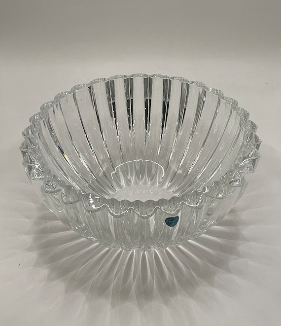 TIFFANY/ティファニークリスタルボウル 特大 切子模様 TIFFANY