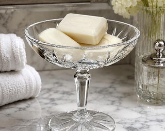 Cristal d'Arques 24% Lead Crystal Footed Serving Dish