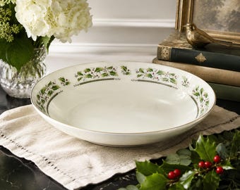 Vintage Royal Limited Holly Holiday Serving Bowl