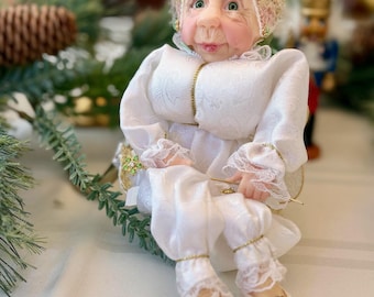 Vintage Fairy Godmother Ornament~ Unique Christmas Decor