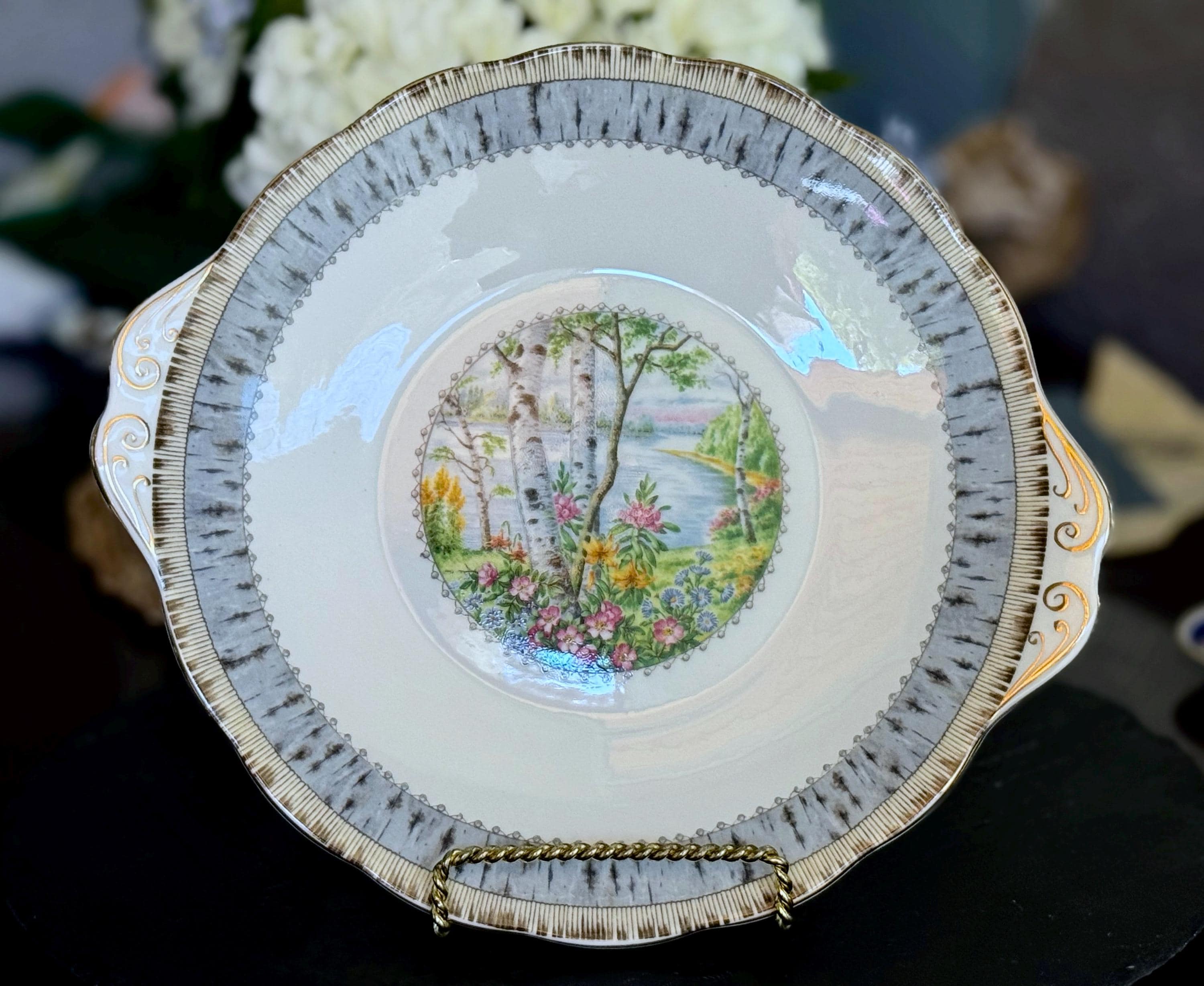 Royal Albert Silver Birch - Etsy