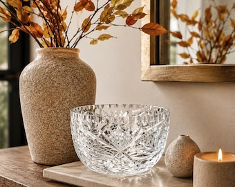Cut Crystal Bowl, Mesmerizing Table Decor