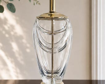 Vintage 24% Lead Crystal Lamp