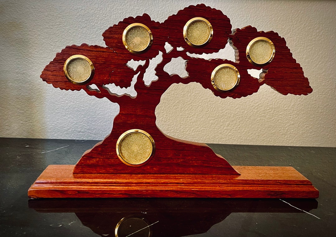 Handmade Carved Wood Family Tree Photo Frame Etsy