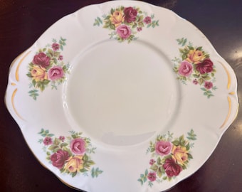 Vintage Duchess Bone China Serving Plate – Rose Bouquet – England