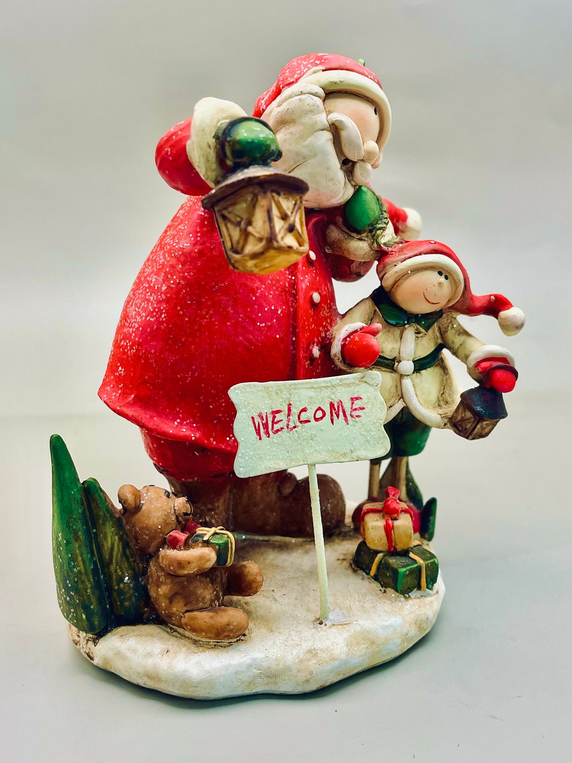 Vintage Santa Figurine Delton Products Corp Fine Collections