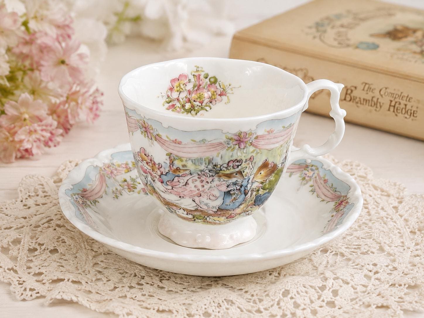 Brambly Hedge Wedding Cup and Saucer - Etsy