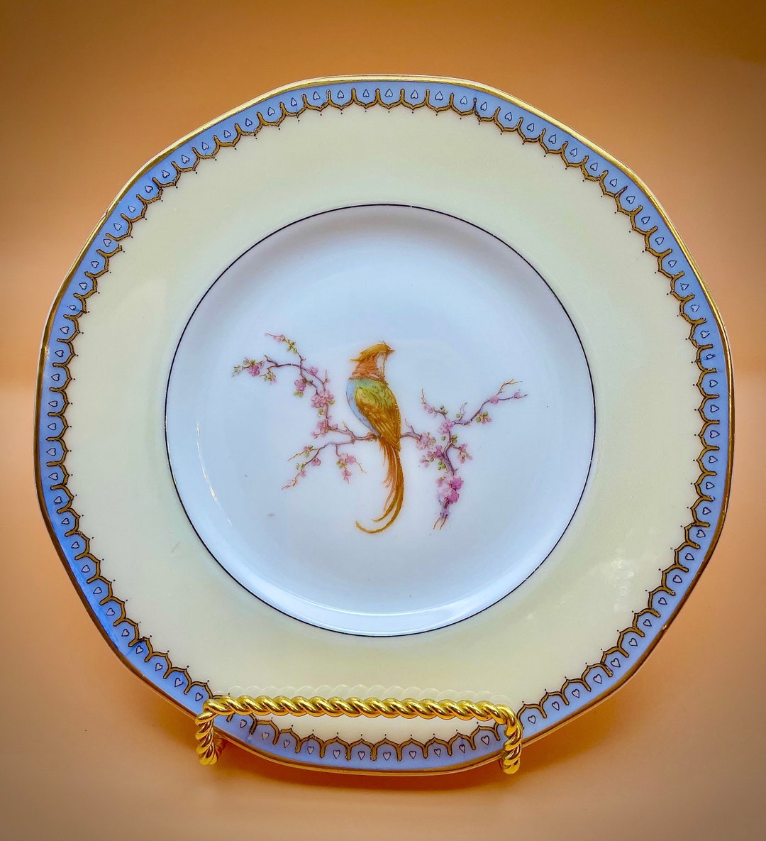 Theodore Haviland Limoges France Bird of Paradise Design in the