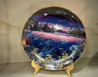 Vintage Underwater Paradise Collectible Plates by Robert Lyn Nelson ~ The Danbury Mint