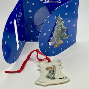 ヴィンテージ MJ フンメル ゲーベル ベル クリスマス オーナメント ~ フンメル オーナメント