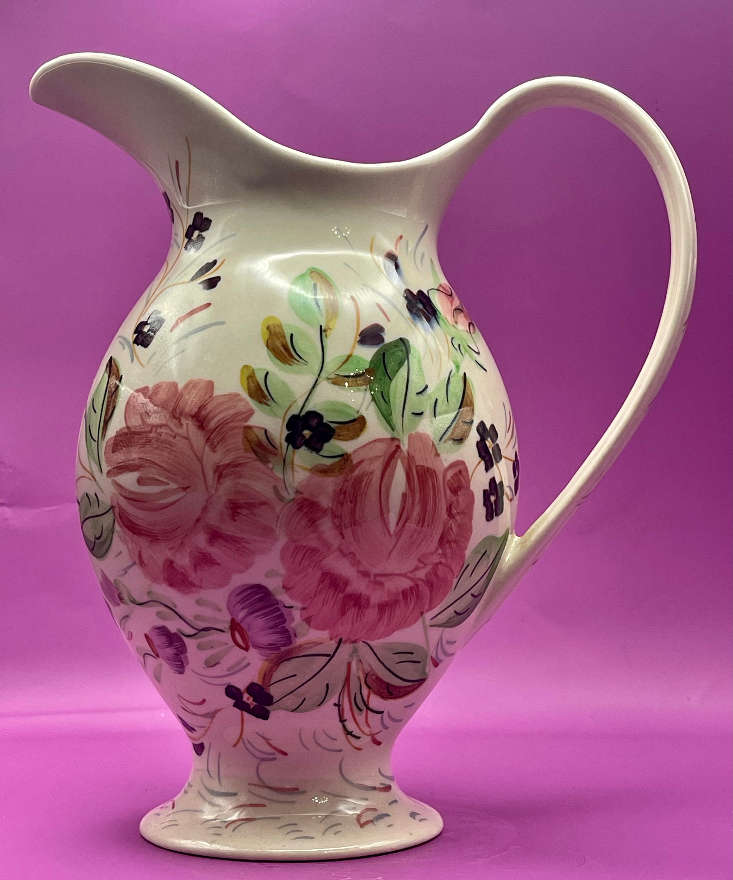 Southern Potteries Blue Ridge Pottery Hand Painted REBECCA Made in U.S