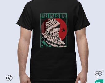 Free Palestine Shirt, Palestinian Flag Colors Tee, Support Palestine Activist Top, Unisex Human Rights T-Shirt, Solidarity Gift