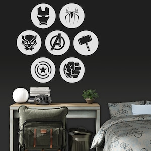 Avengers logo wall Decal / Stickers for room