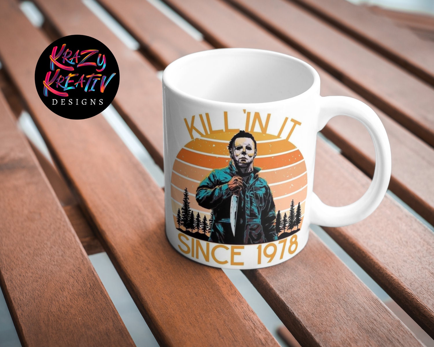 Michael Myers Killing It Since 1978 Halloween Coffee Mug 11 Etsy