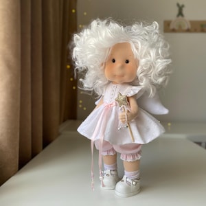 ANGEL GIRL - Handmade textile doll, Author&#39;s doll, Collectible doll, Interior doll, Unique doll, Play doll.