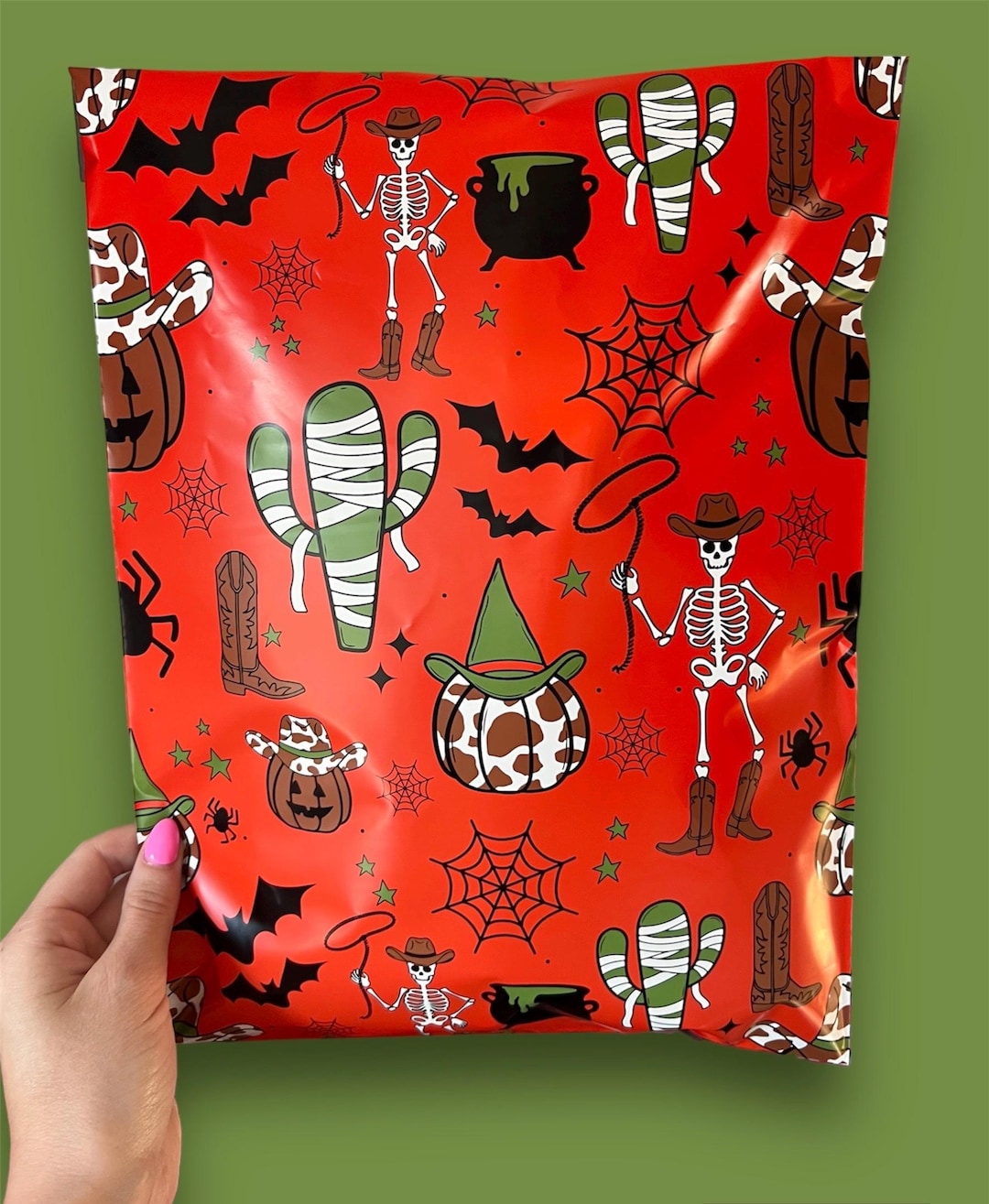 14.5x19 Spooky Ranch Halloween Poly Mailer - Etsy