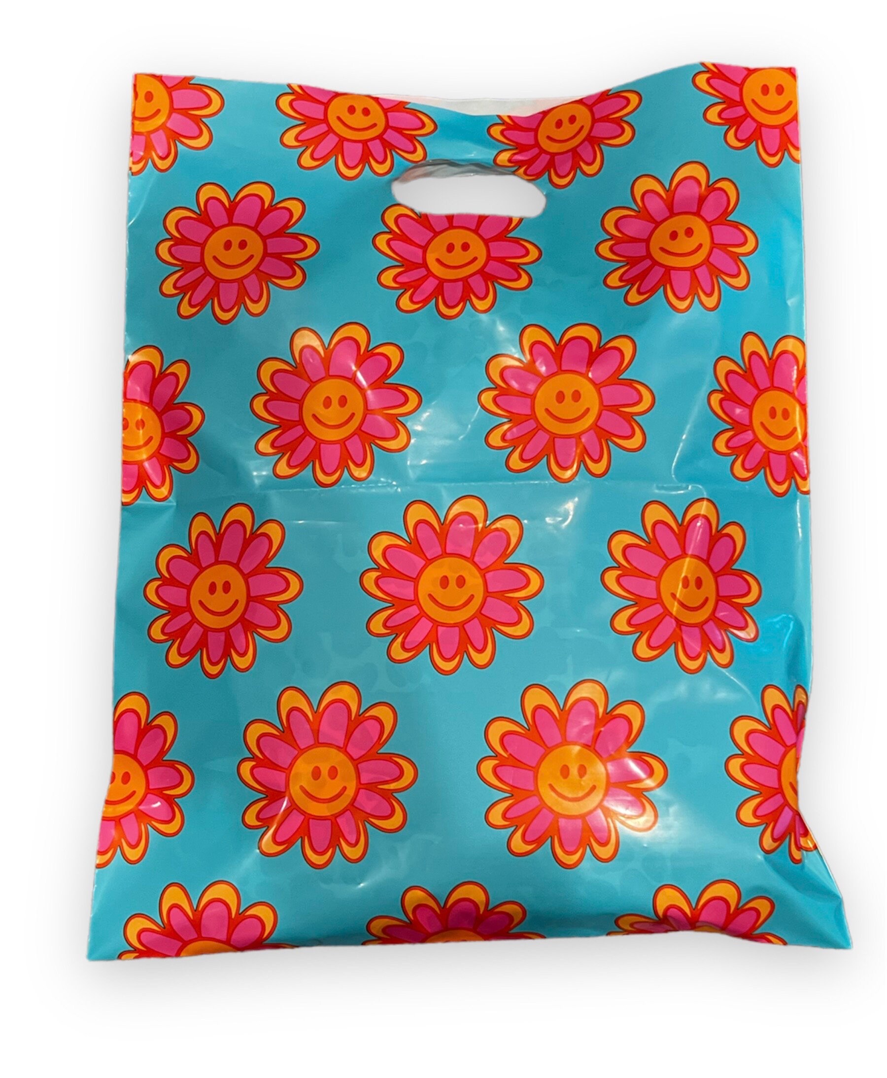12x15 Retro Smiles Merchandise Bag / Shopping Bag / Retail Bag Etsy