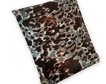 10x13 Turquoise Cowhide poly mailer