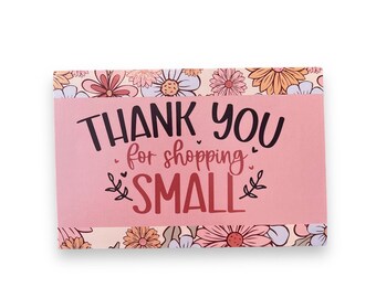 Hello Summerime Thank You Card - 100 pack