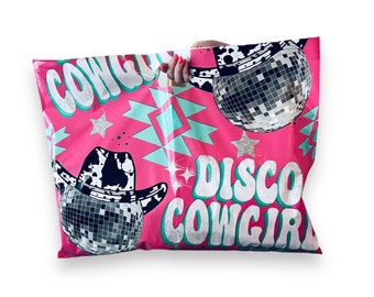 20x15 Disco Cowgirl Merchandise bag / Shopping bag / Retail bag