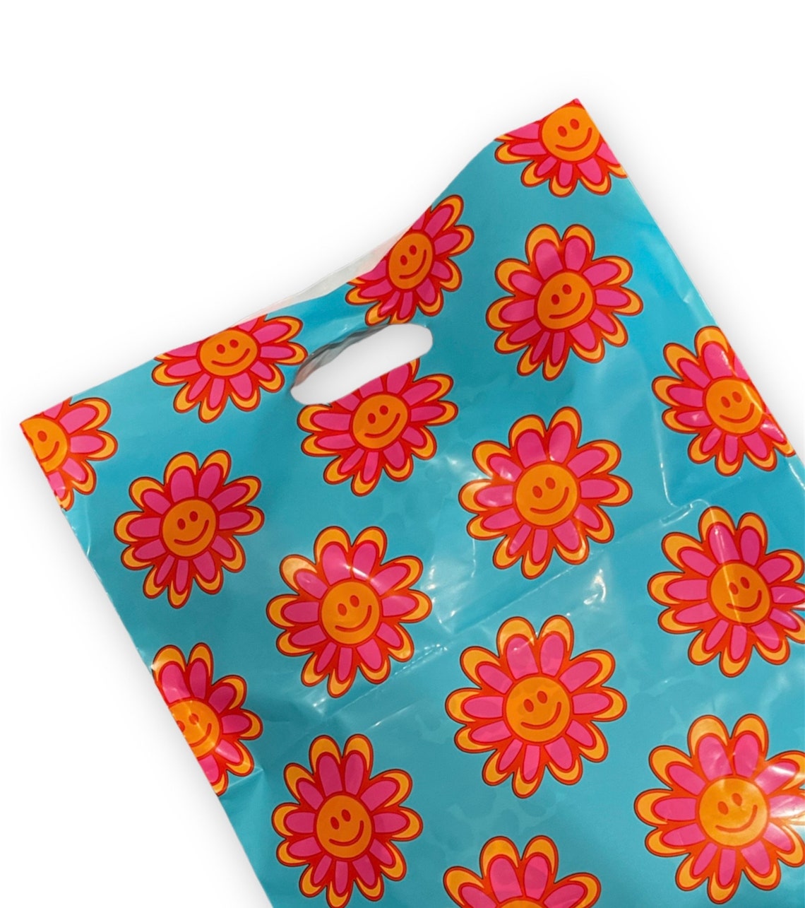 12x15 Retro Smiles Merchandise Bag / Shopping Bag / Retail Bag Etsy