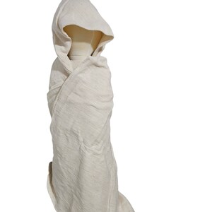 Ethiopian Cotton Handwoven Baby Gabi and Hooded Swaddle Blanket a