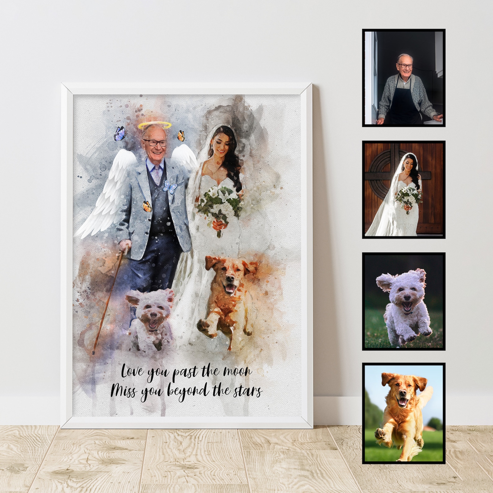 Add Deceased Loved One To Photo