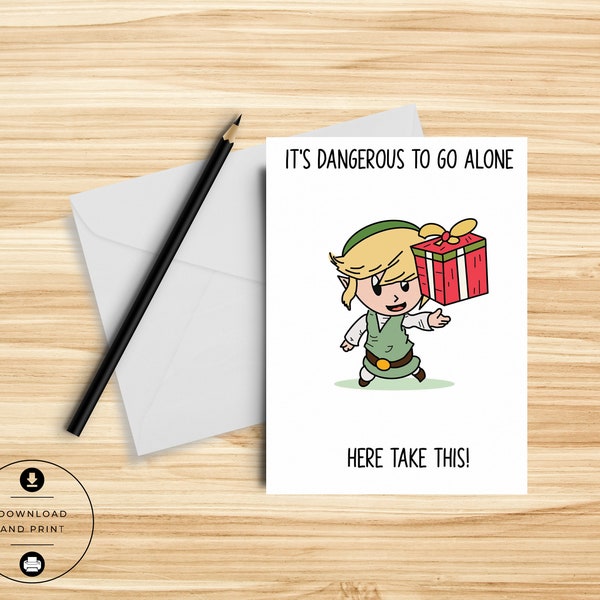 Video Game Birthday Card - Gamer Birthday Card - Cute - Funny - Pun Card - Happy Birthday - Nerdy Card