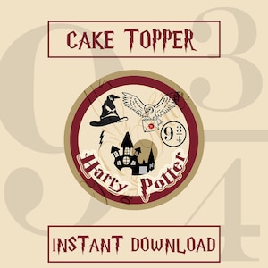 Potter Bild Cake Topper, Torten Deko Geburtstag, Tortendeko Geburtstag, Tortendeko, Tortendeko, Tortendeko, Tortendeko, Torten Deko