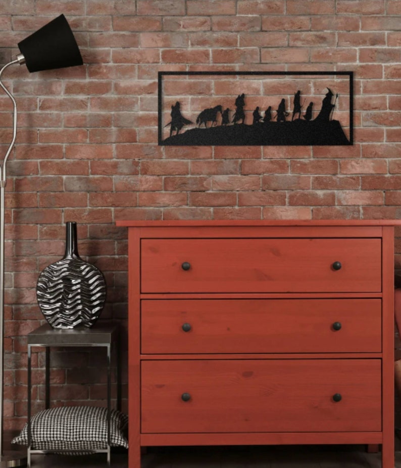 Lord of the Rings Wall Artgandalf Wall Decorfellowship of Etsy