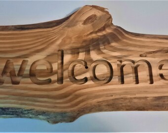 live edge signs for interior or exterior use