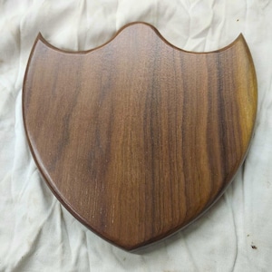 Custom Antler Mounting Plaque: Deer Trophy Mount - Black Walnut