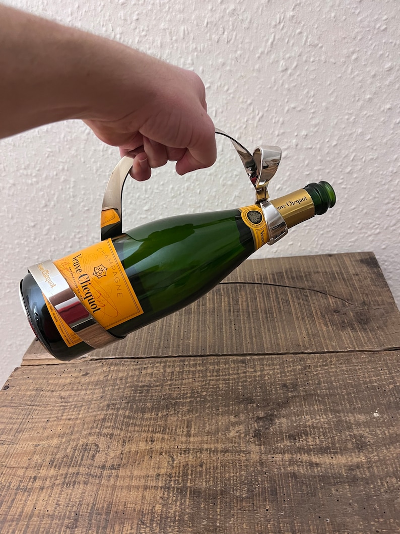 French Vintage Champagne Veuve Clicquot Ponsardin Bottle Holder