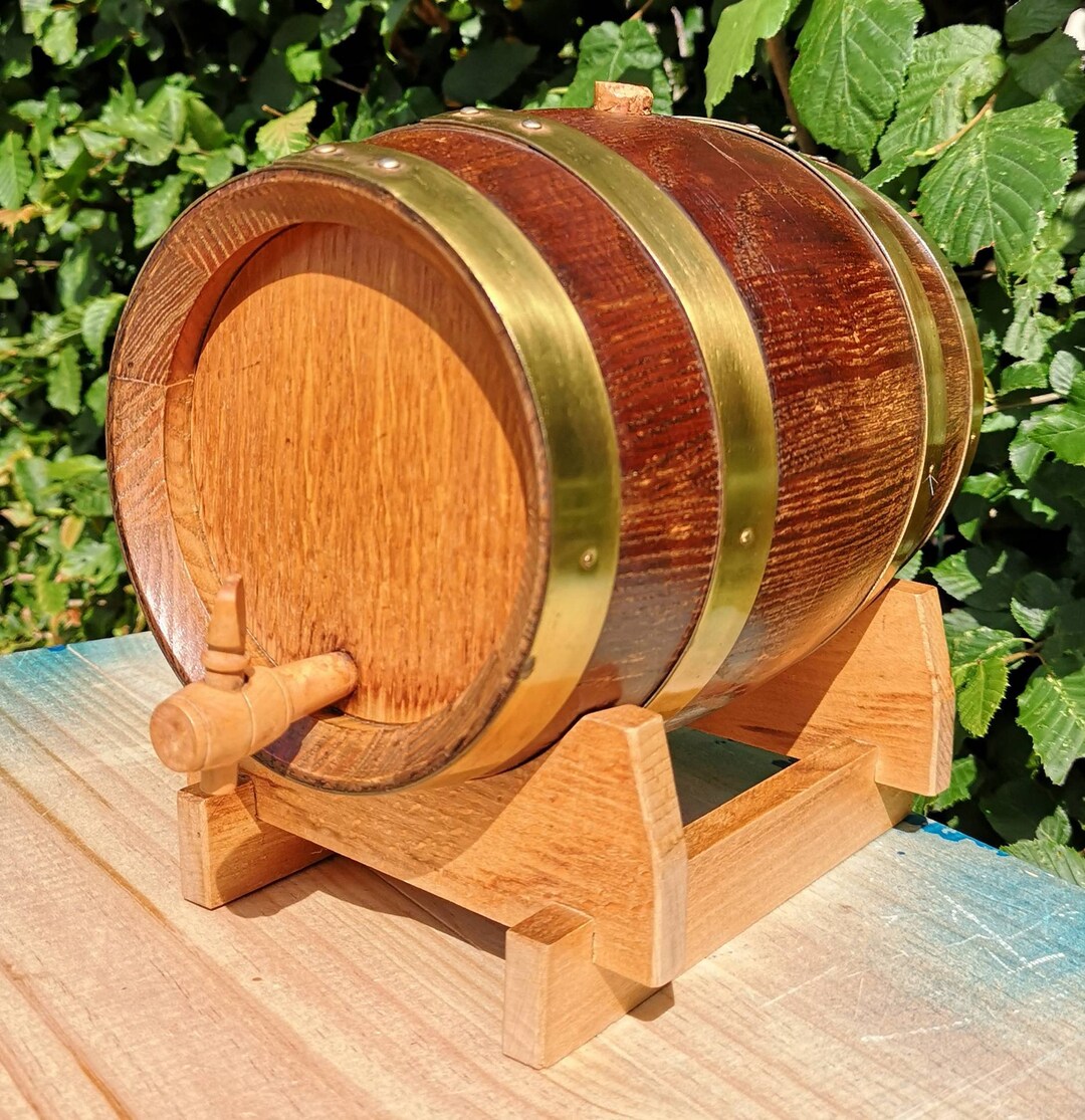 Vintage French Wooden Keg Barrel for Wine or Liquor French Etsy
