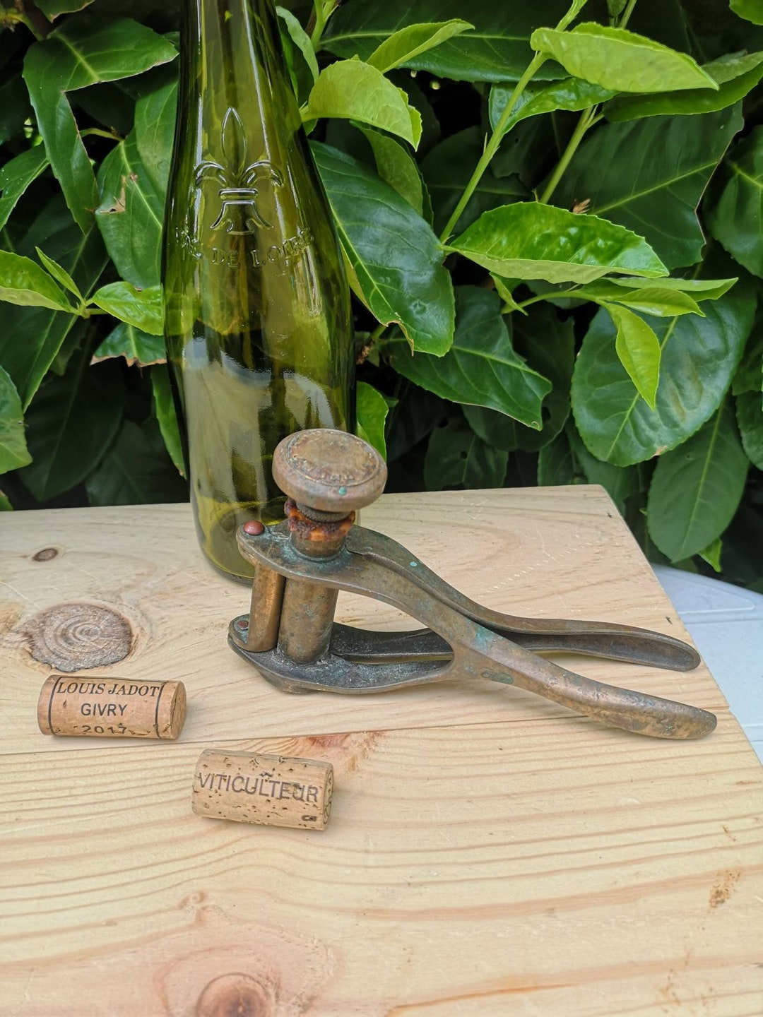 French Vintage Recorking bouchonneuse for Wine Etsy