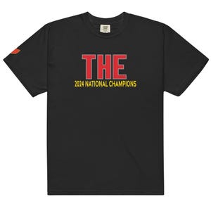 2024 National Champions GOLD EDITION - Unisex garment-dyed heavyweight t-shirt