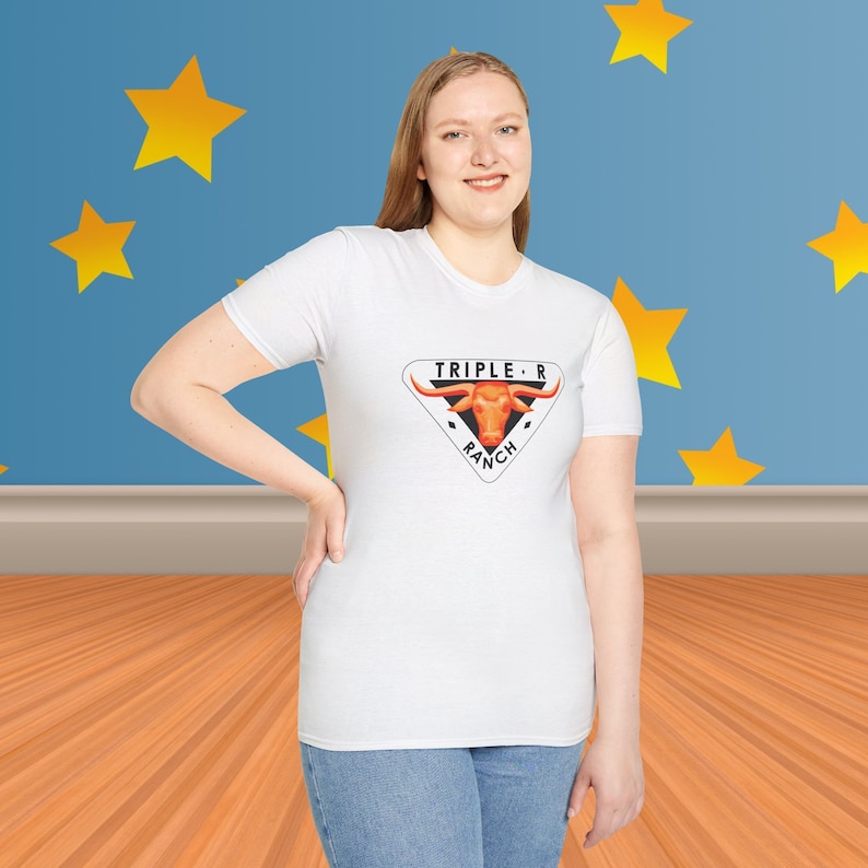 Andy's Triple R Ranch Tee: Retro Cowboy Camp Graphic Shirt image 5