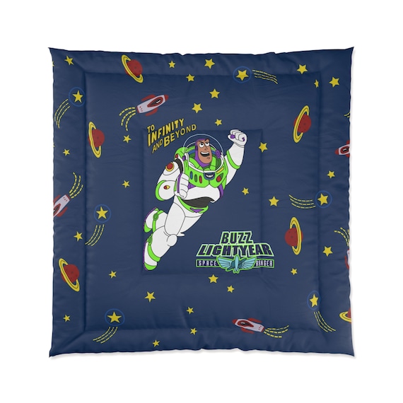 Buzz Lightyear Space Ranger Comforter Comfortable Bedding 90s Pixar Inspired Bedding Galactic Space Themed Bedroom Decor Kids Room Decor Etsy Canada