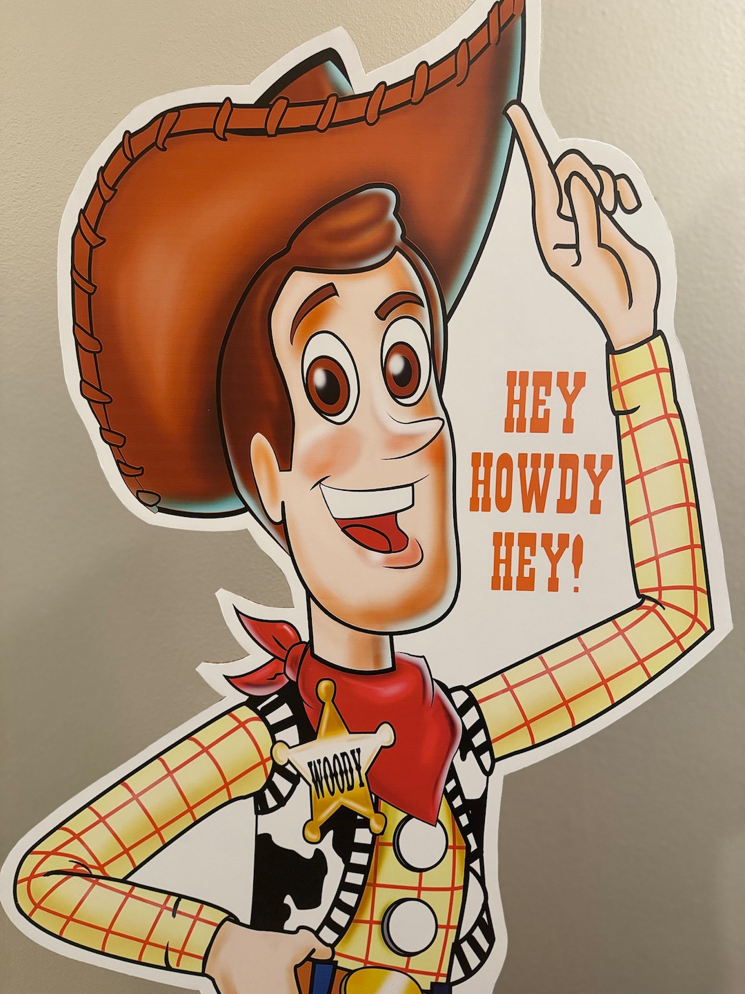 TOY woody！最終値下げ　carton カートン Life-size Sheriff Woody Cardboard Standup - Toy Story Collector's