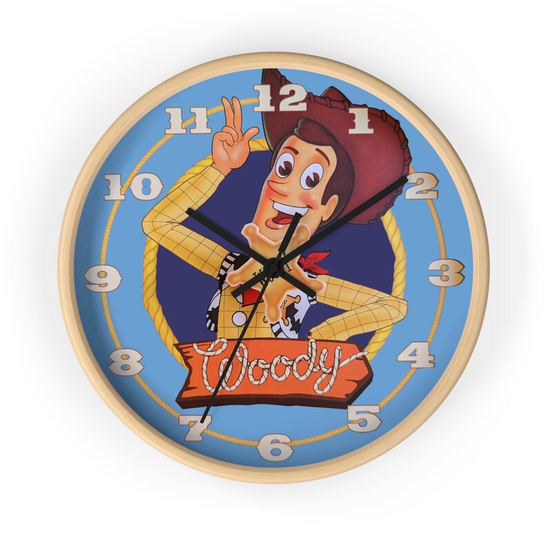 Disney Pixar Toy Story Woody's Roundup Wall Clock Custom Etsy