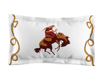 Funda de almohada de vaquero para la habitación de Andy / Ropa de cama del oeste de Toy Story / Decoración de dormitorio del Sheriff Woody / Habitación infantil de Pixar