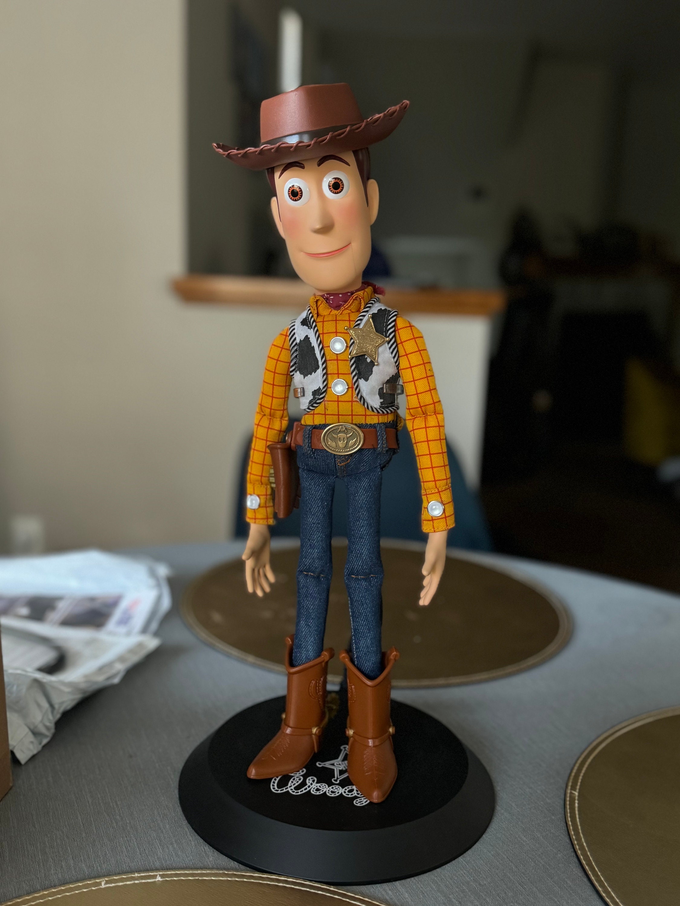Toy Story Custom Sheriff Woody Doll Style Toy Mode Head