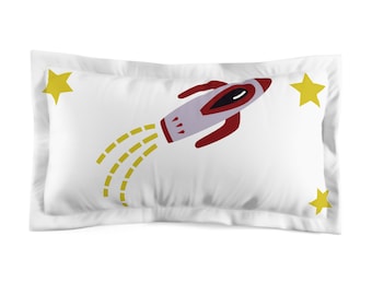 Buzz Lightyear Space Ranger Pillow Case, Rocket Design Pillowcase, Toy Story Pillow Cover, Kids Room Decor, Cartoon Sleeping Pillowcase